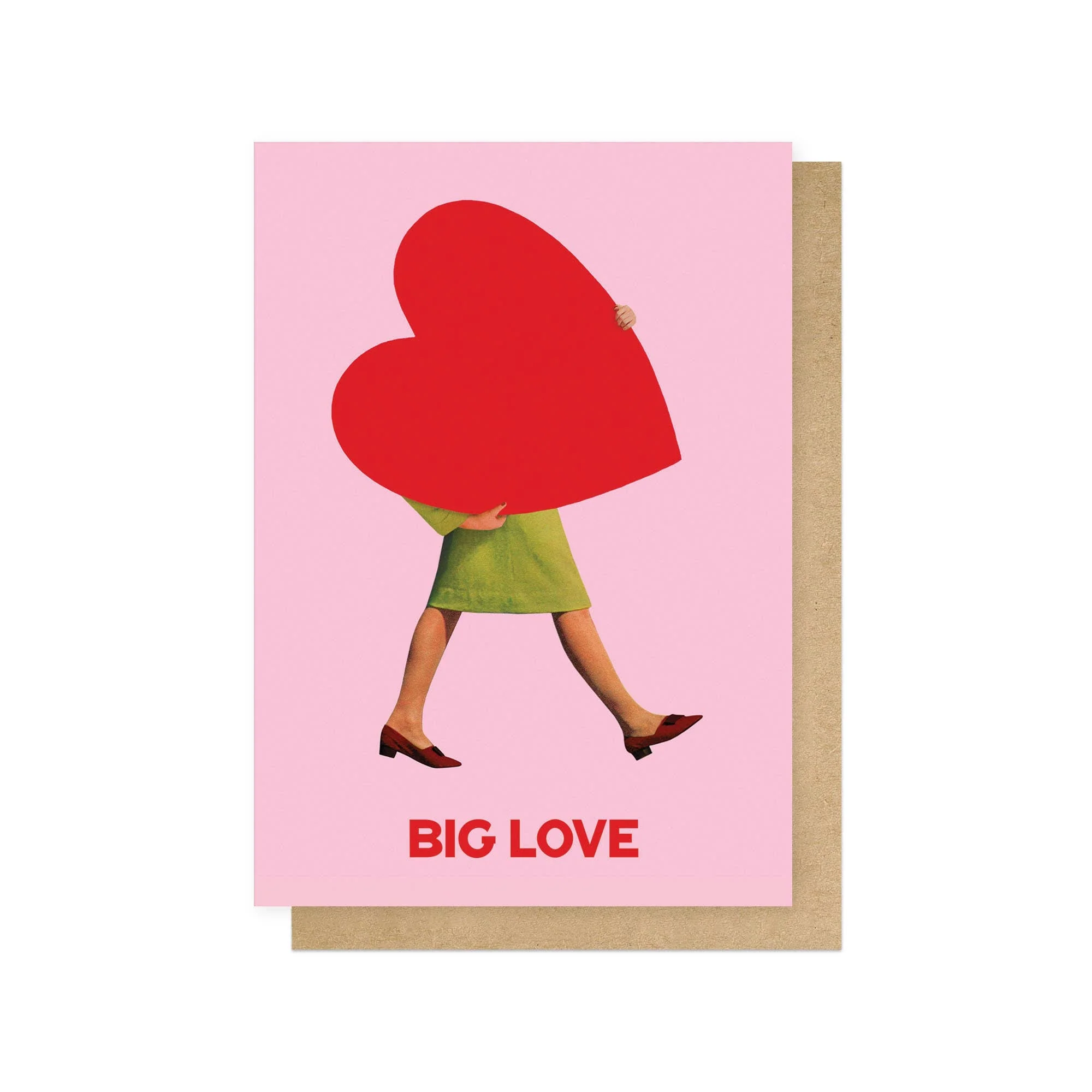 Big Love Greetings Card