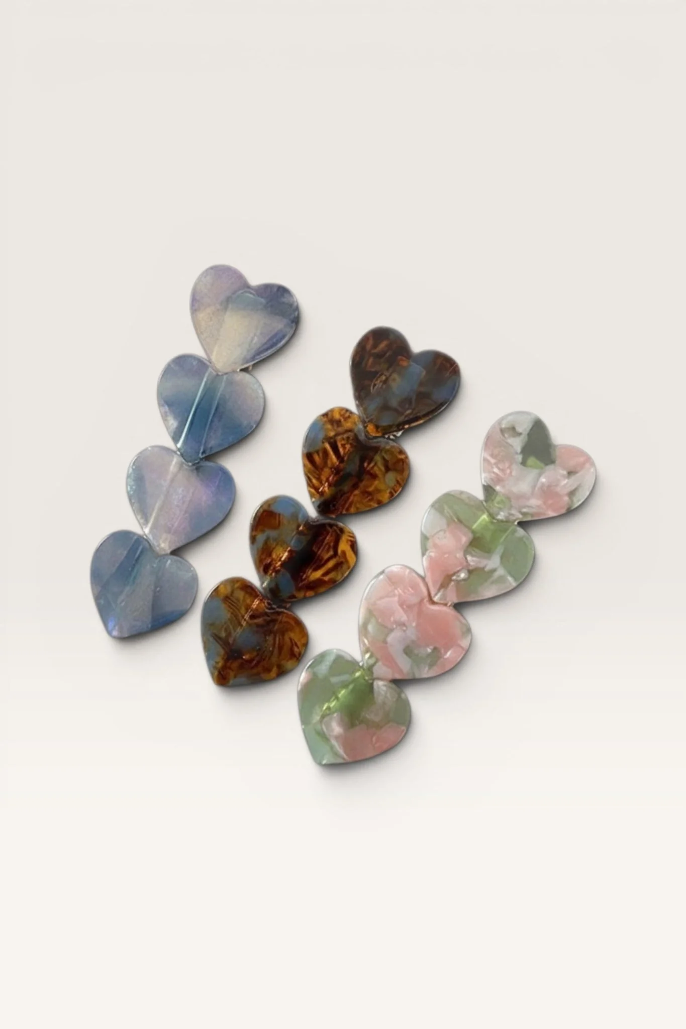 Endless Heart Hair Clip Set