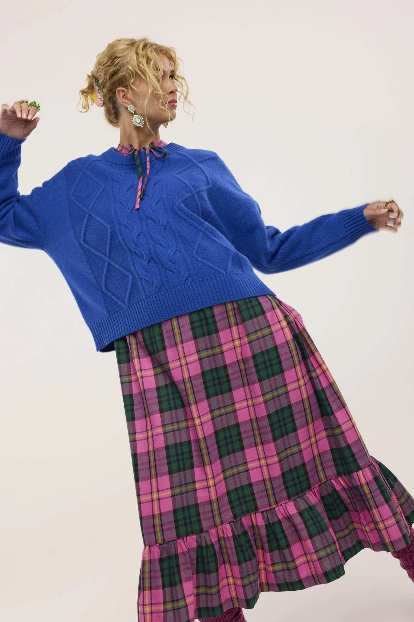 Eternity Cable Knit Jumper - Image 10