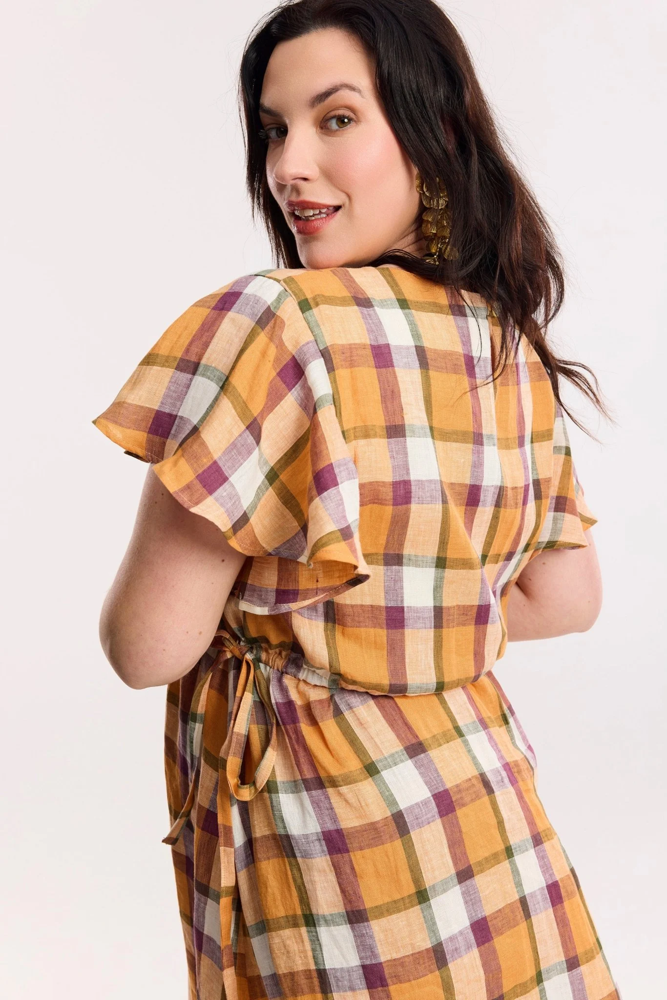 Evermore Check Swing Dress - Image 3