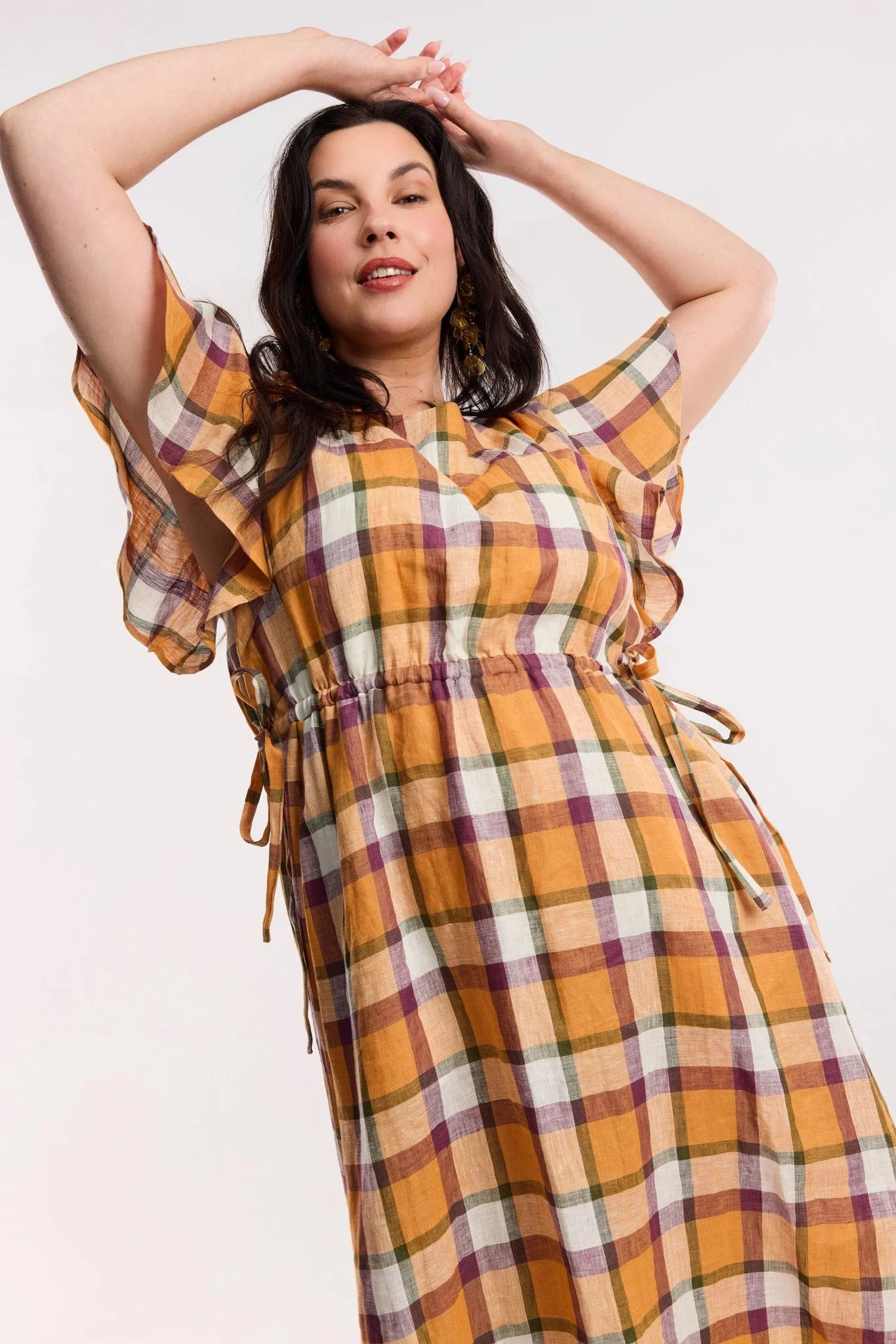 Evermore Check Swing Dress - Image 6