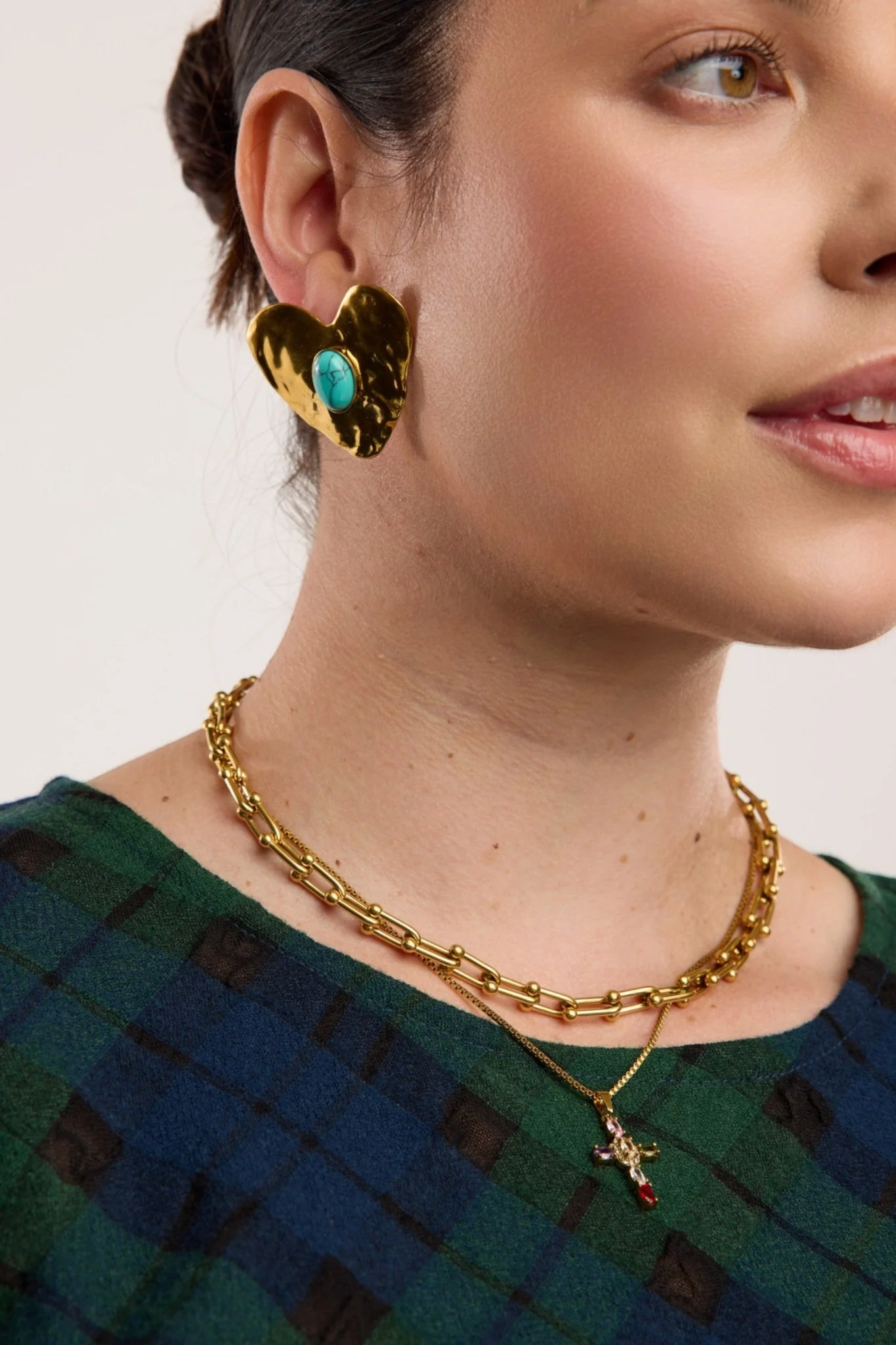 Full Heart Earring