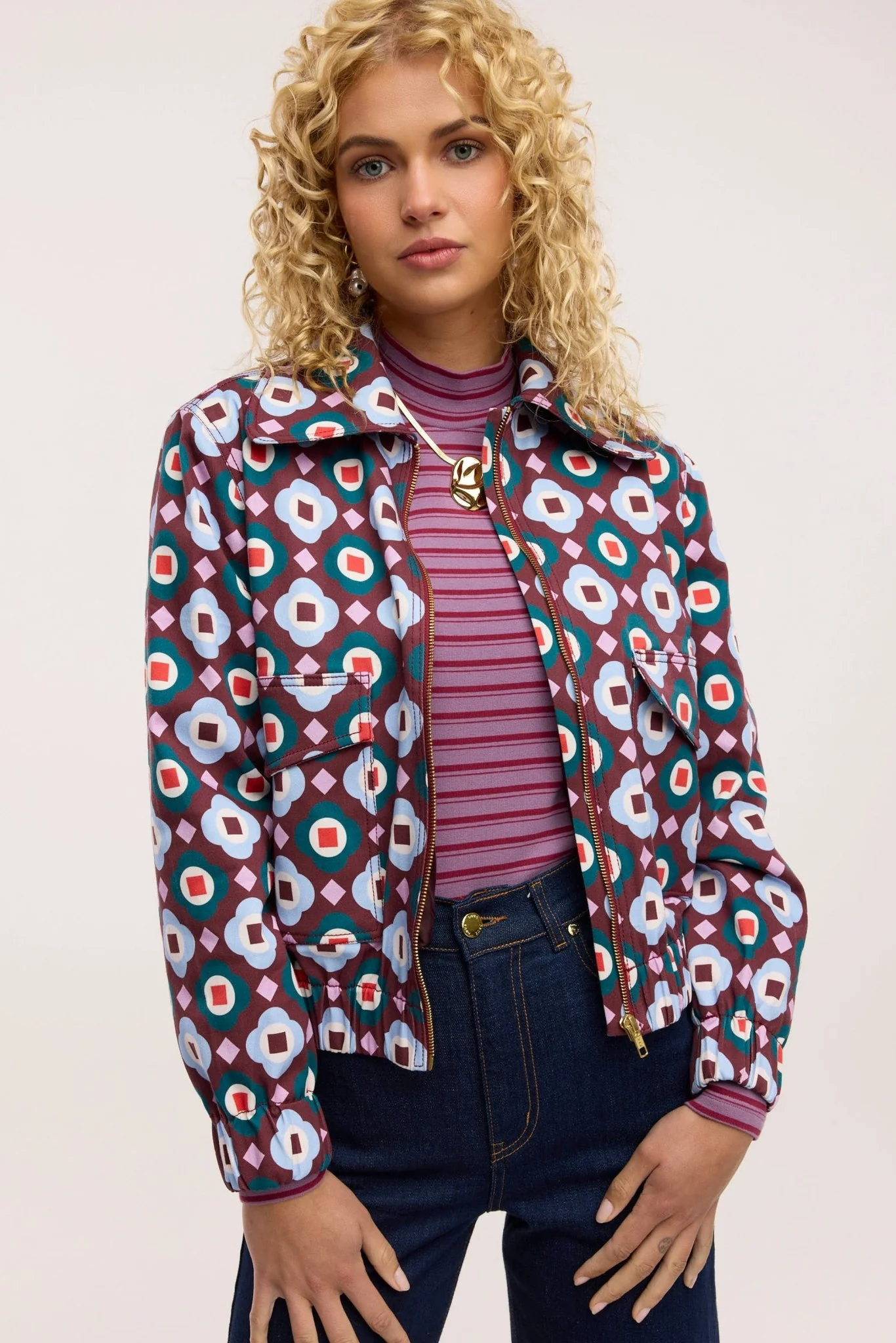House Of Adornment Bomber Jacket