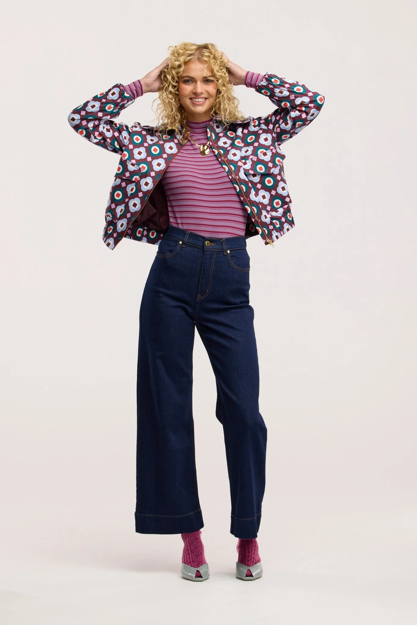 House Of Adornment Bomber Jacket - Image 2