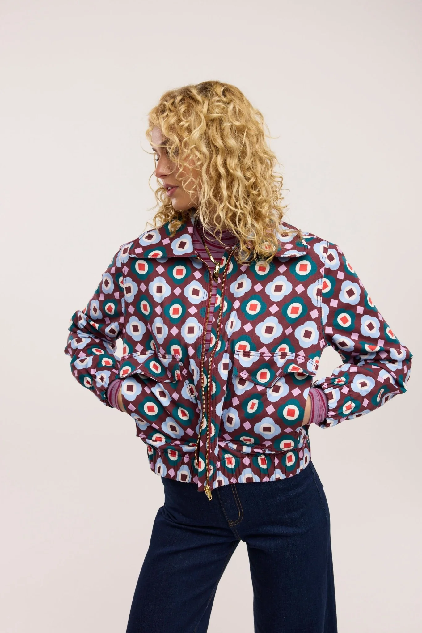 House Of Adornment Bomber Jacket - Image 4