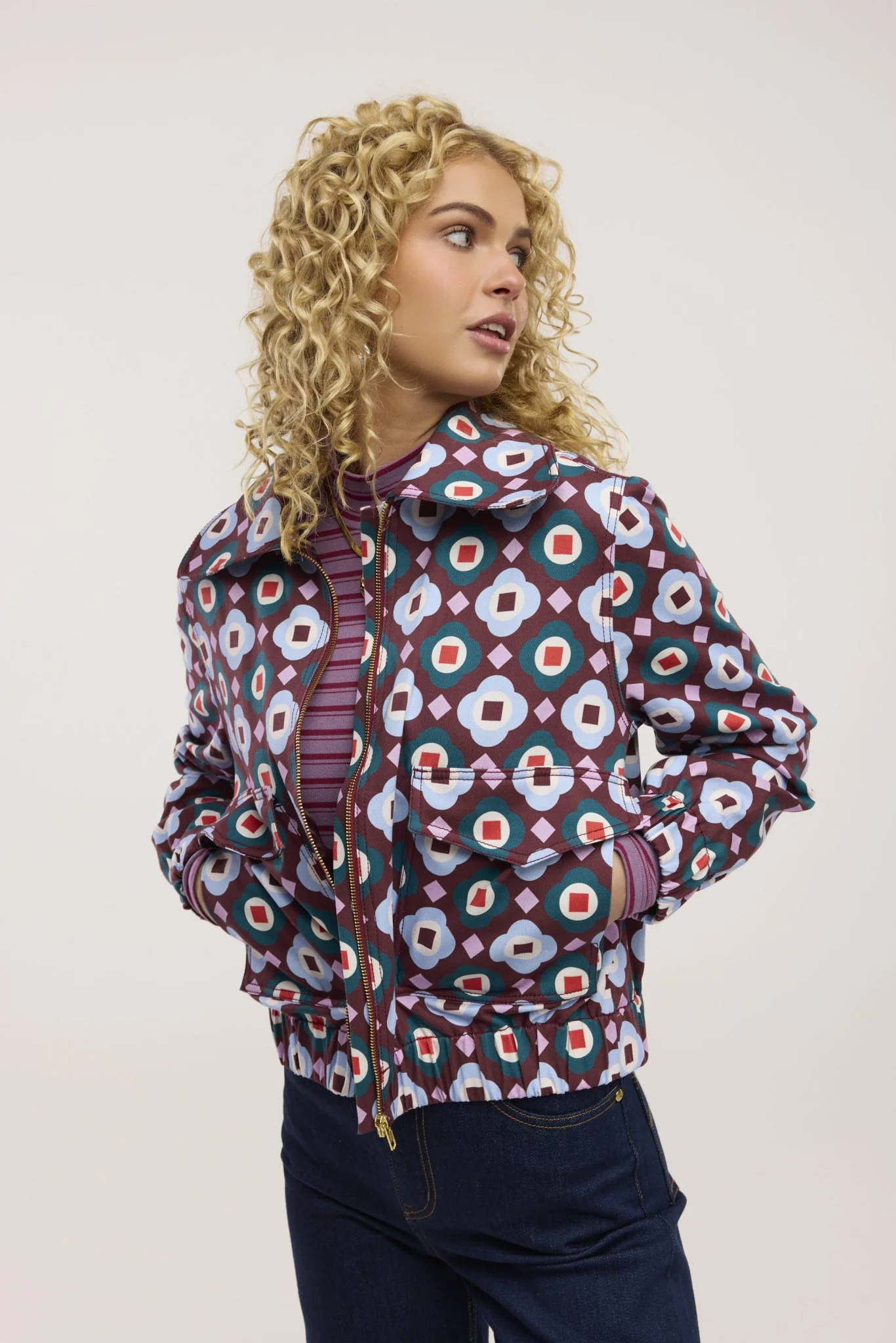 House Of Adornment Bomber Jacket - Image 5