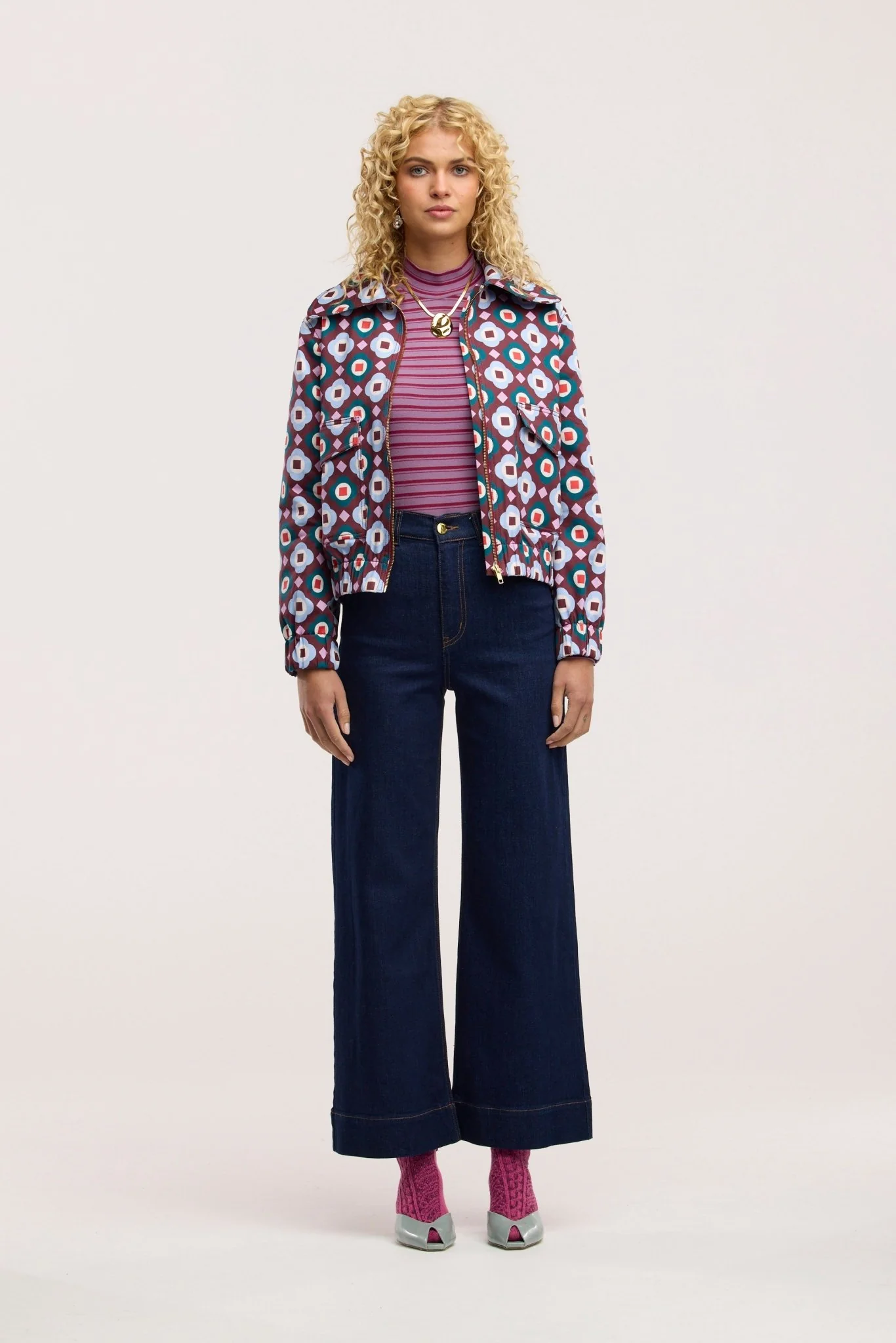 House Of Adornment Bomber Jacket - Image 6