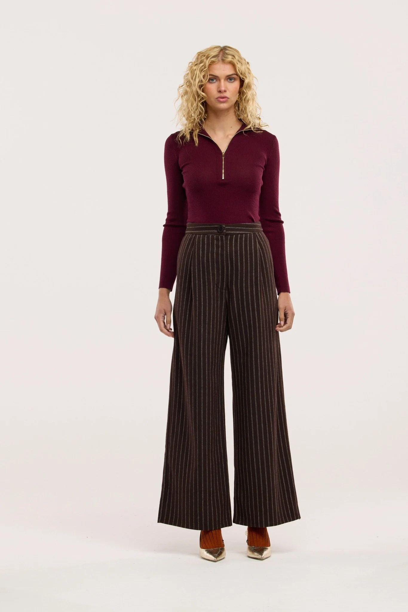 Merino Traveller Zip Roll Neck - Image 2