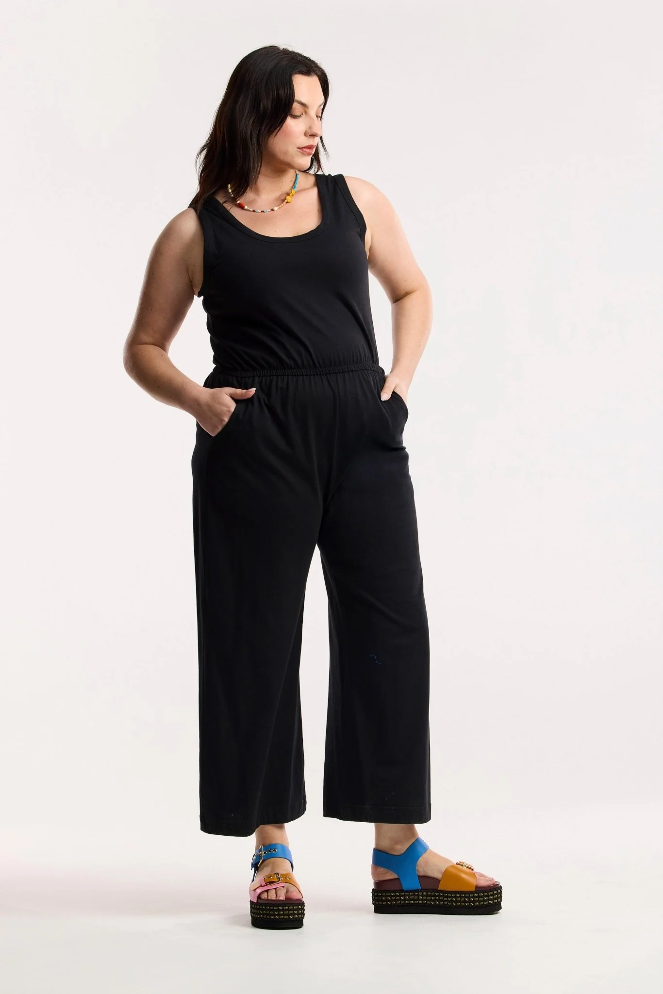 Organic Wide Leg Traveller Jumpsuit - Image 8