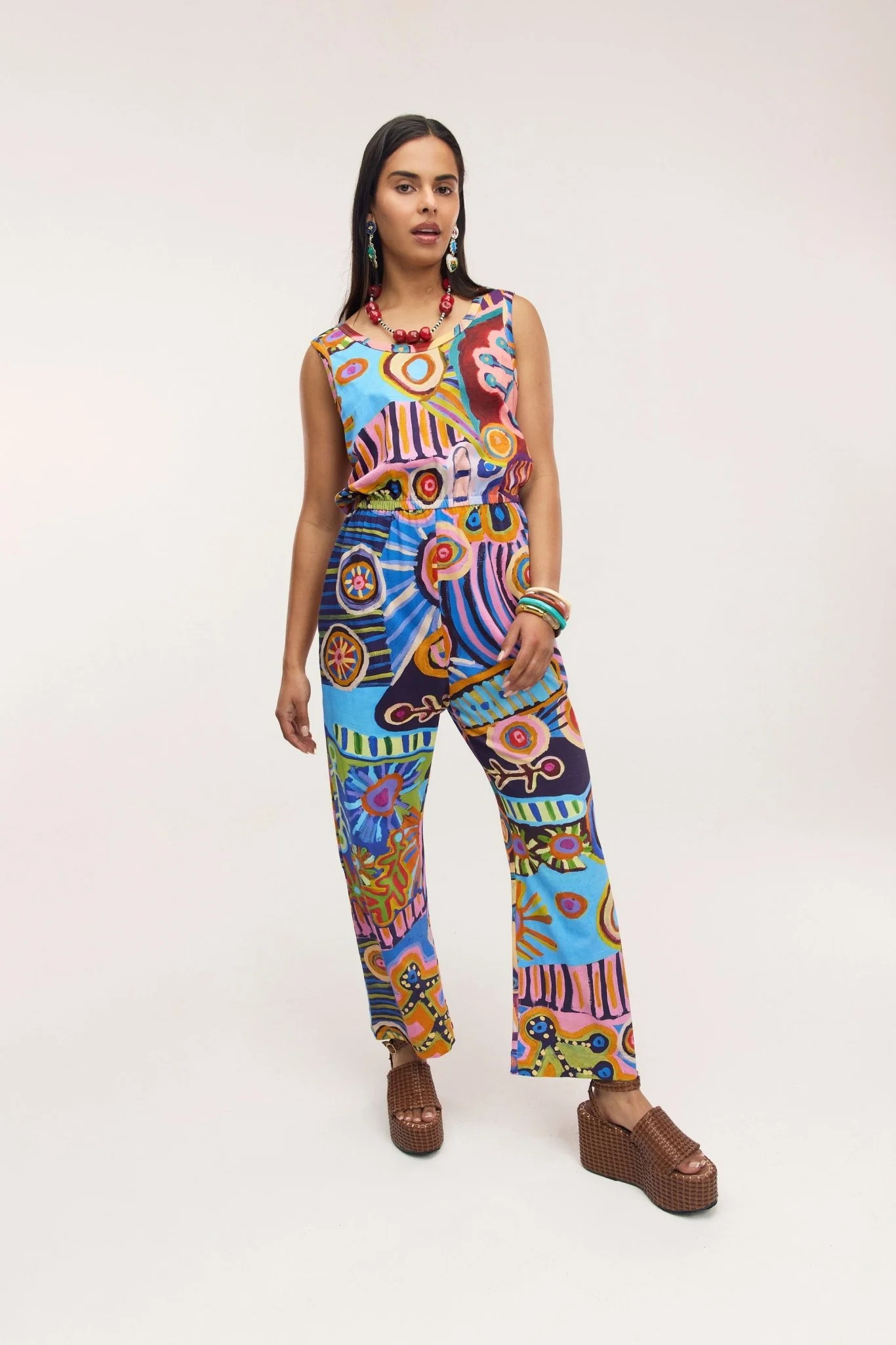 Saraeva Wide Leg Jumpsuit - Image 3