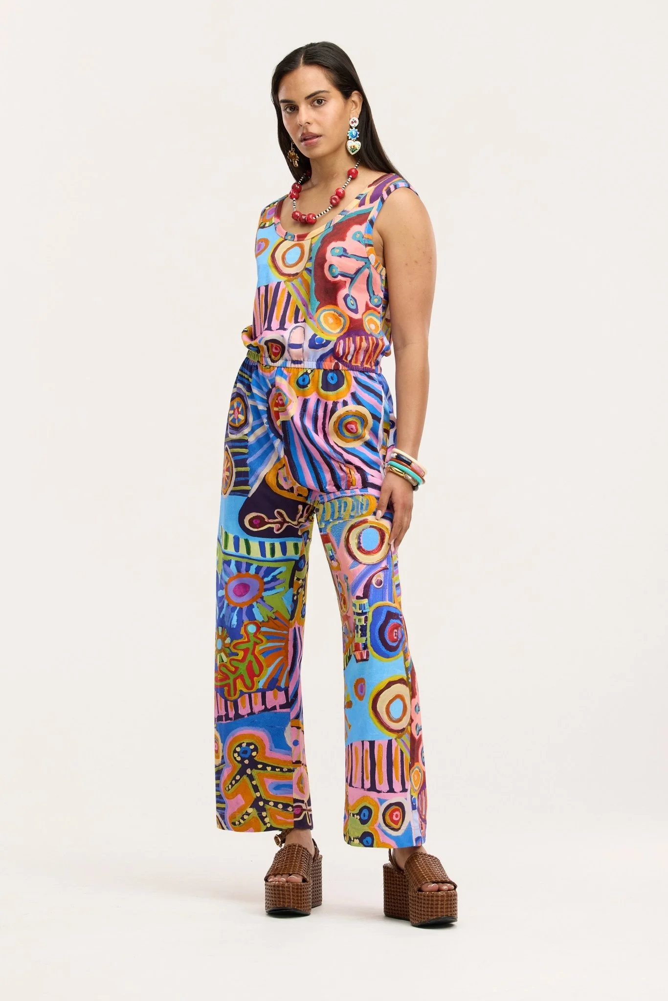 Saraeva Wide Leg Jumpsuit - Image 5