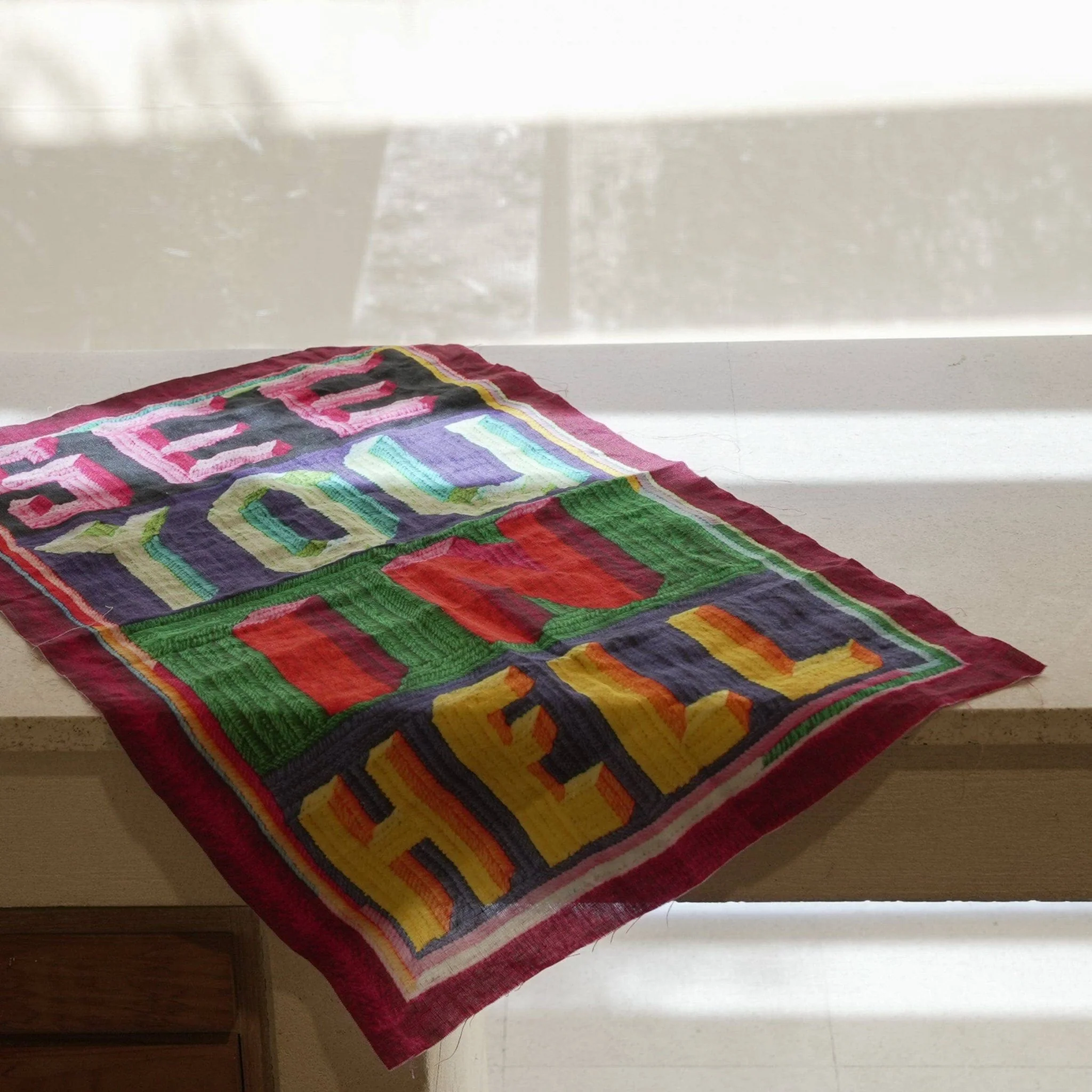 See You in Hell Tea Towel x Paul Yore - Image 3