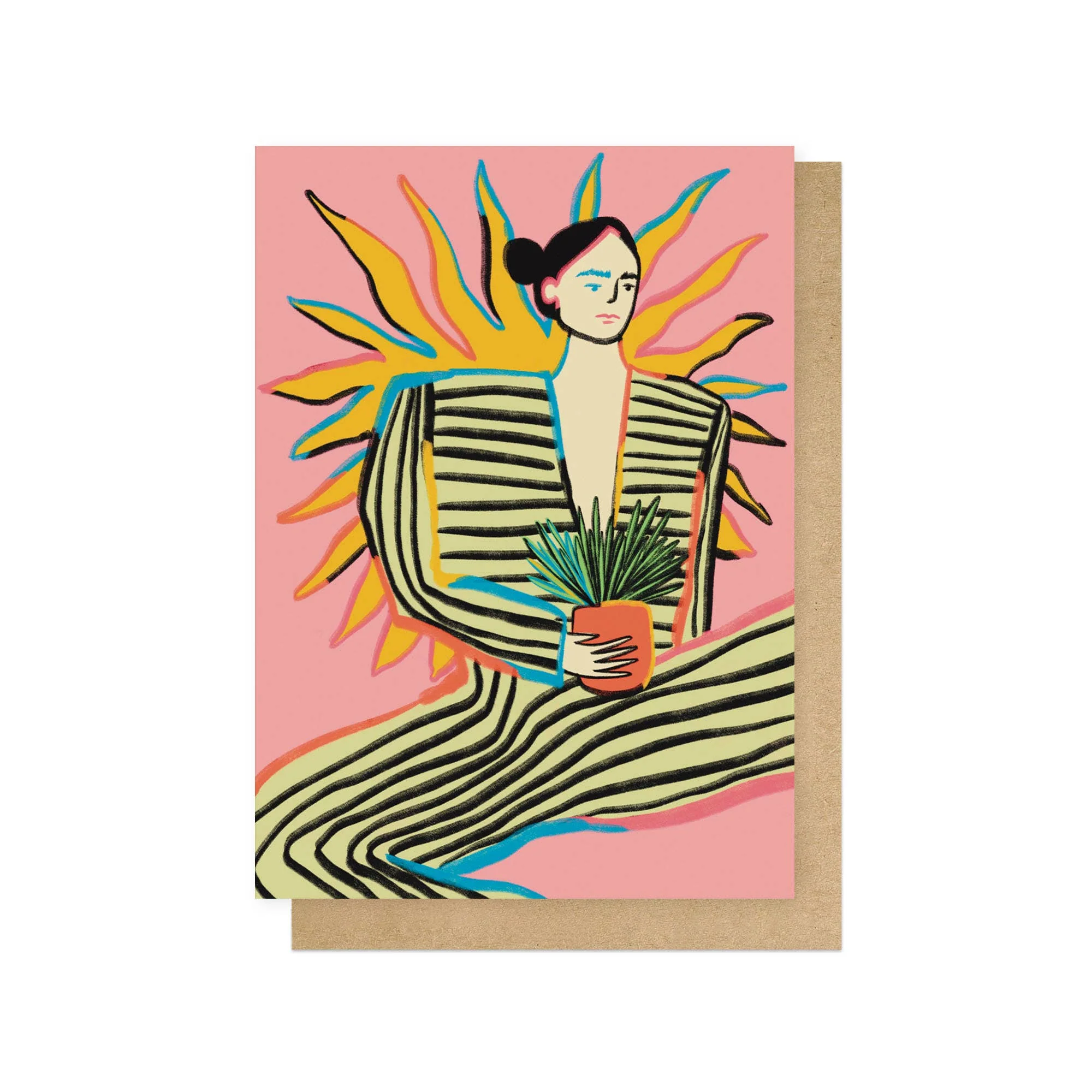 Sun Power Greetings Card