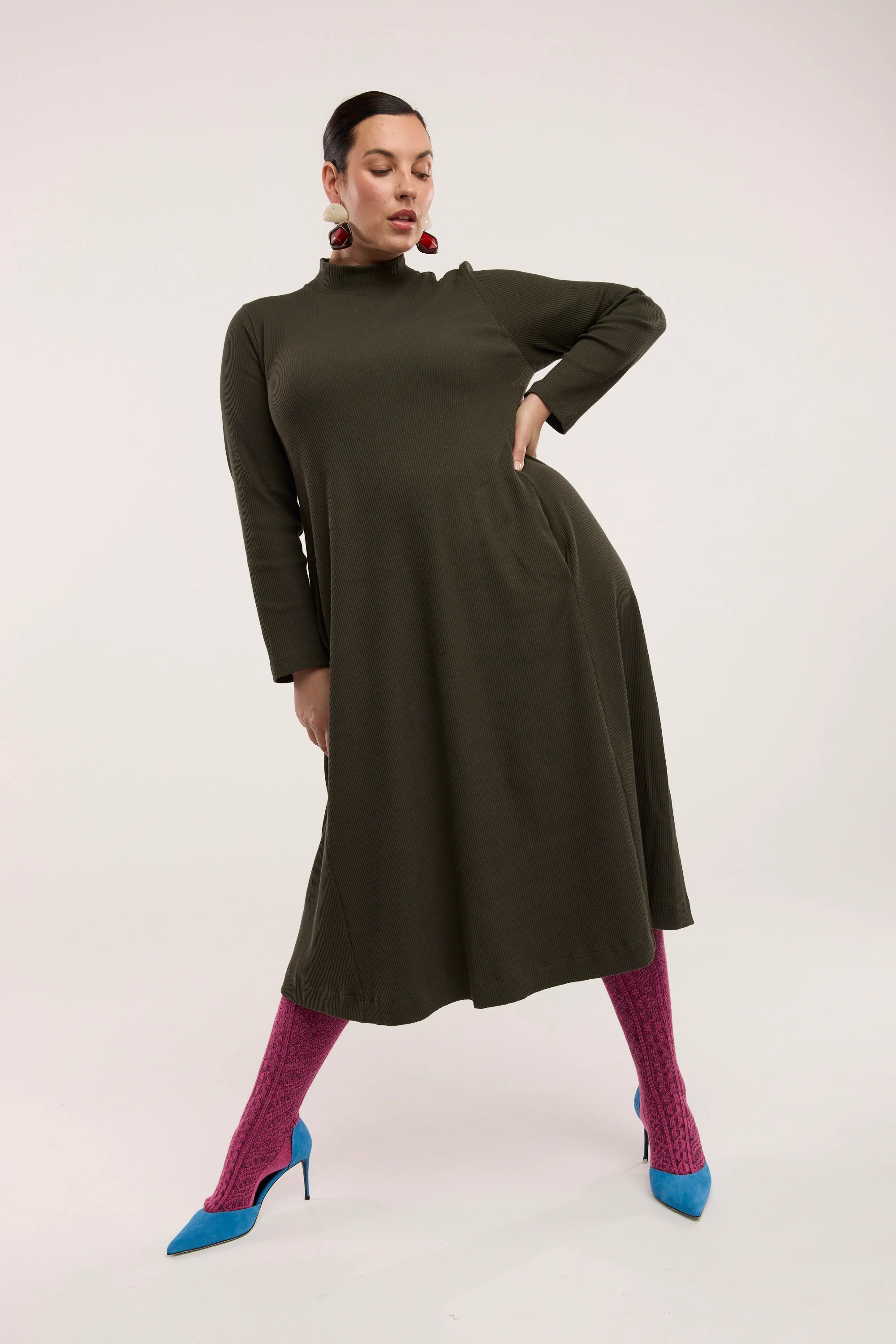 Traveller Luxe Rib Dress - Image 8