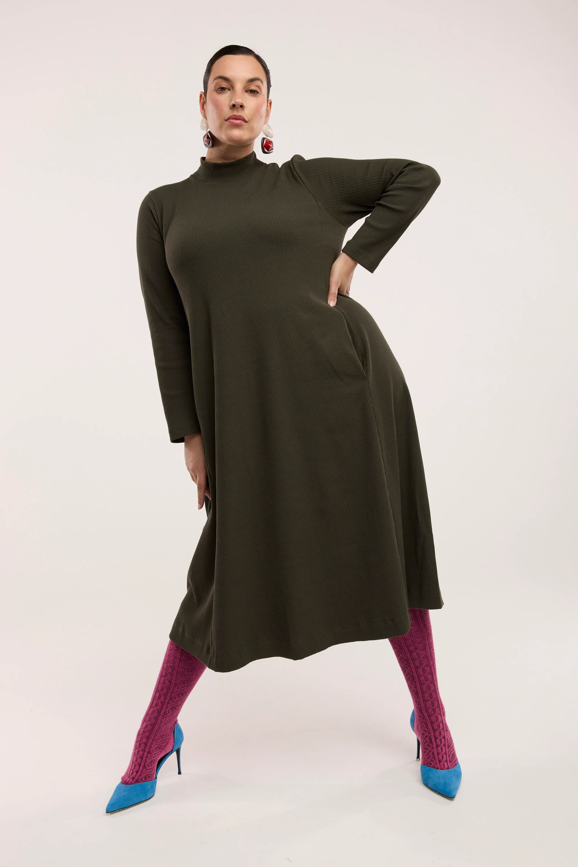 Traveller Luxe Rib Dress - Image 9