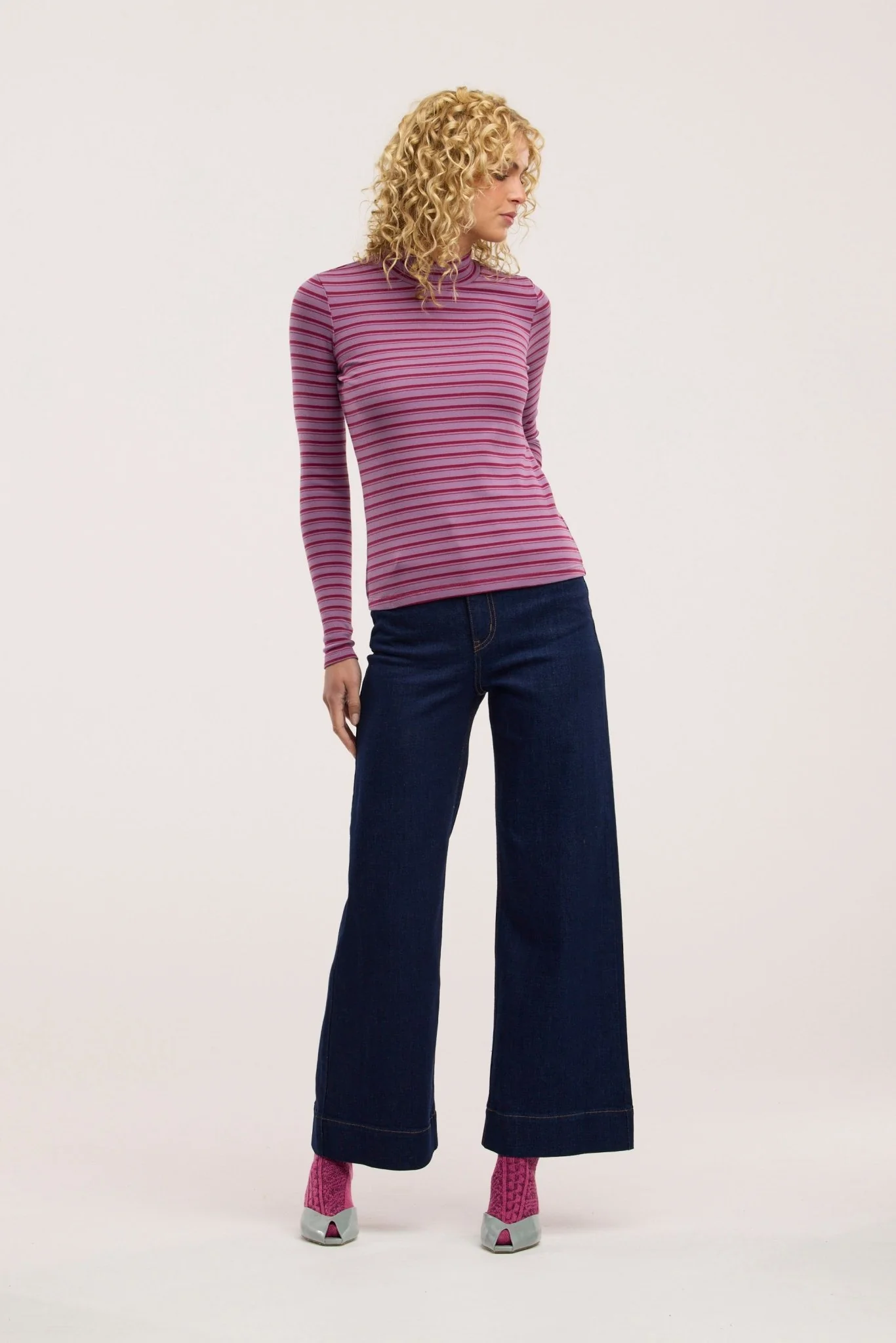 Traveller Rib Mock Neck Top - Image 3