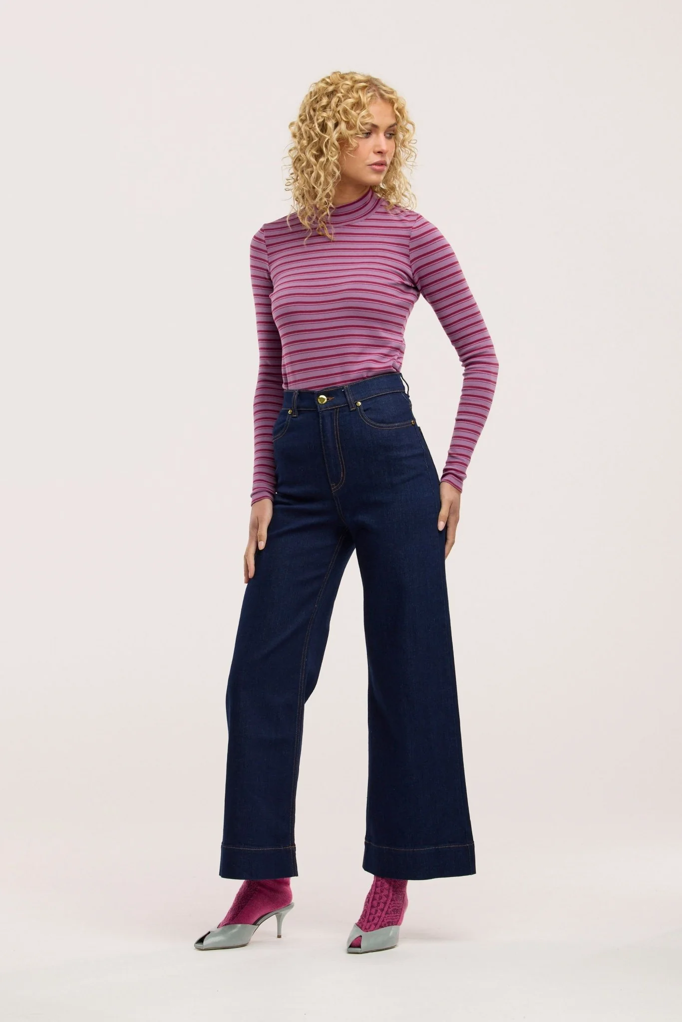 Traveller Rib Mock Neck Top - Image 5