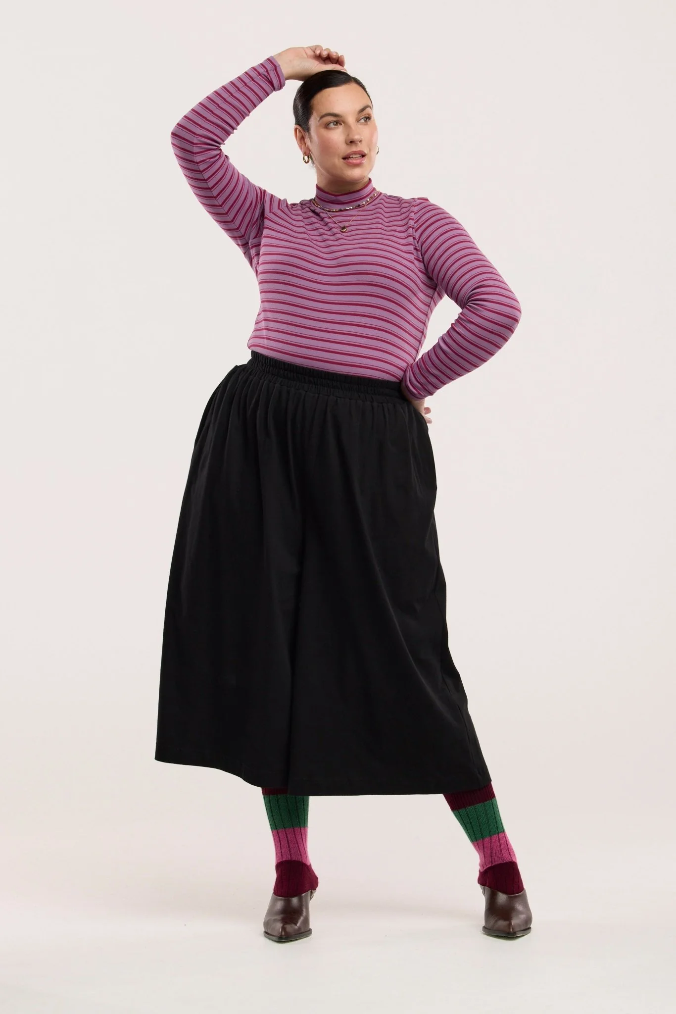 Traveller Rib Mock Neck Top - Image 6