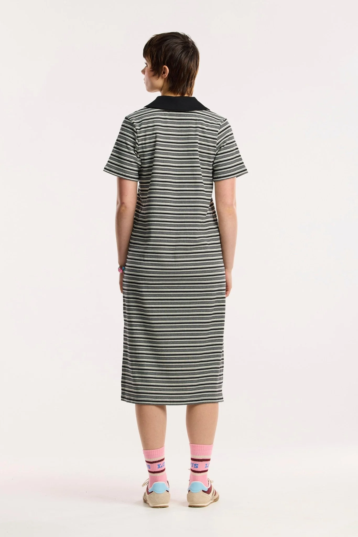 Traveller Rib Polo Dress - Image 6