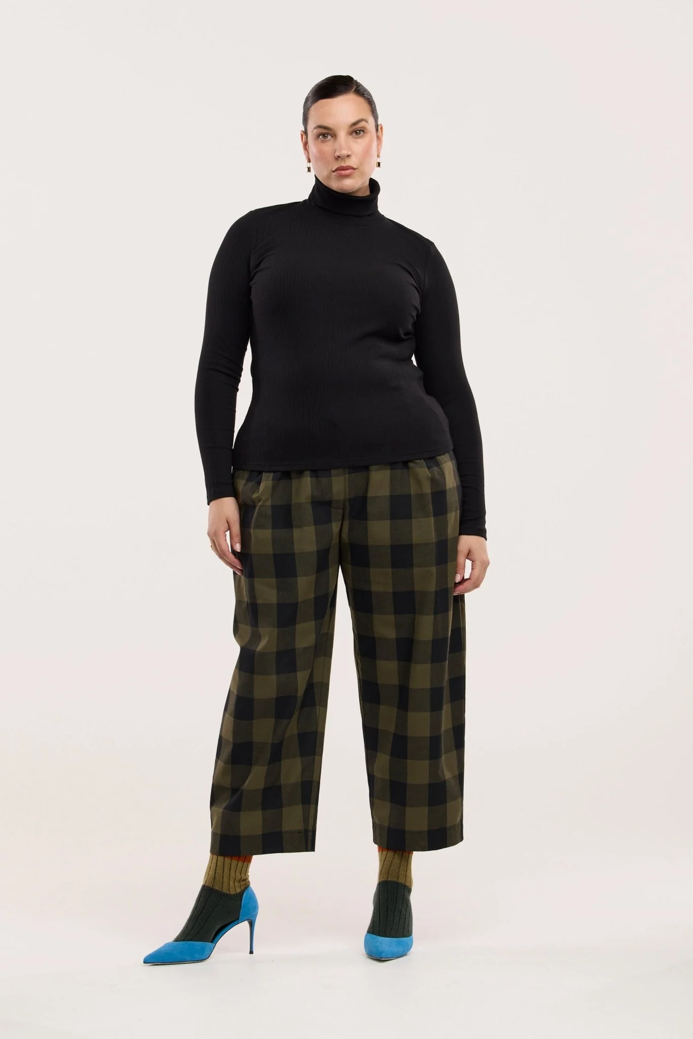 Traveller Rib Roll Neck Top - Image 6