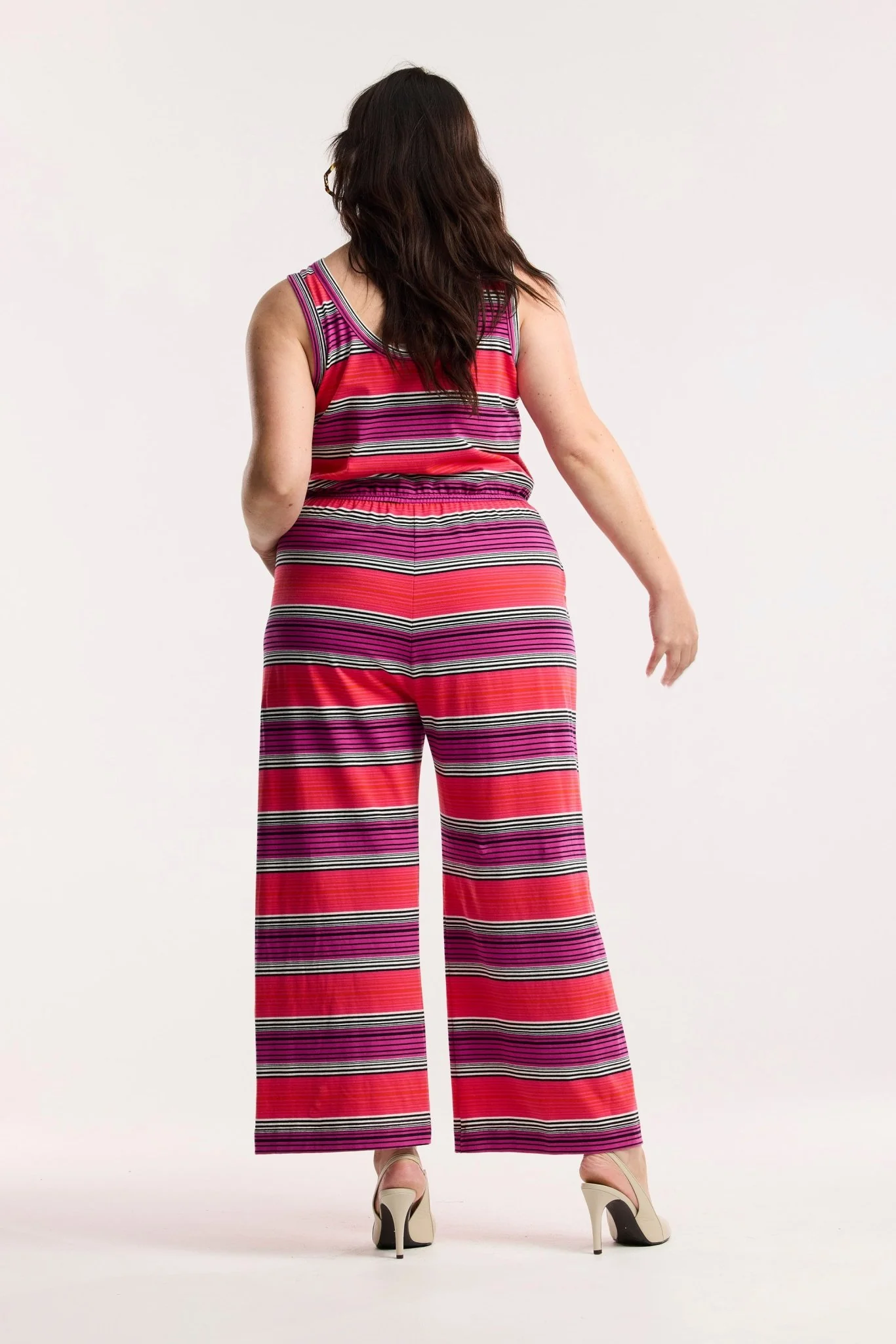 Traveller Stripe Wide Leg Jumpsuit - Image 5
