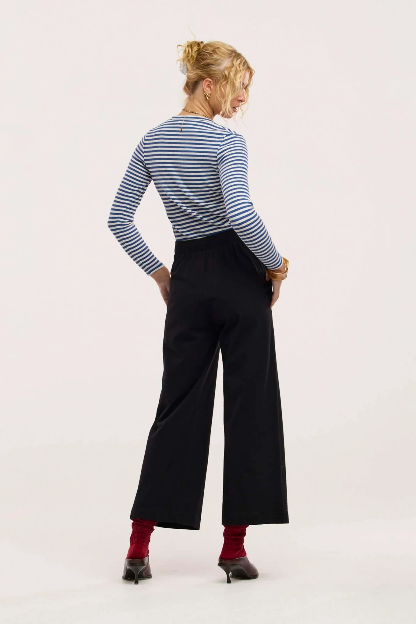 Traveller Waffle Henley Top - Image 4