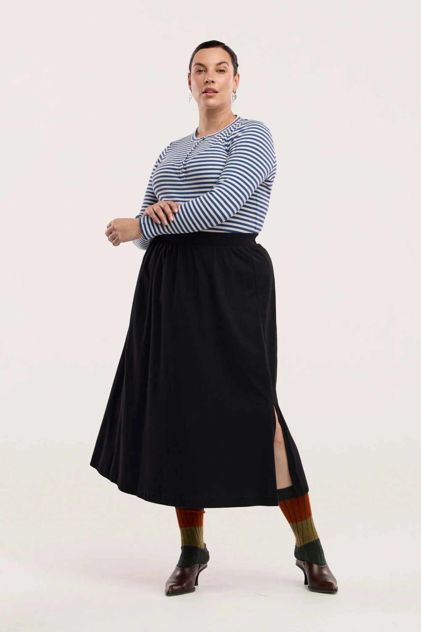 Traveller Waffle Henley Top - Image 7