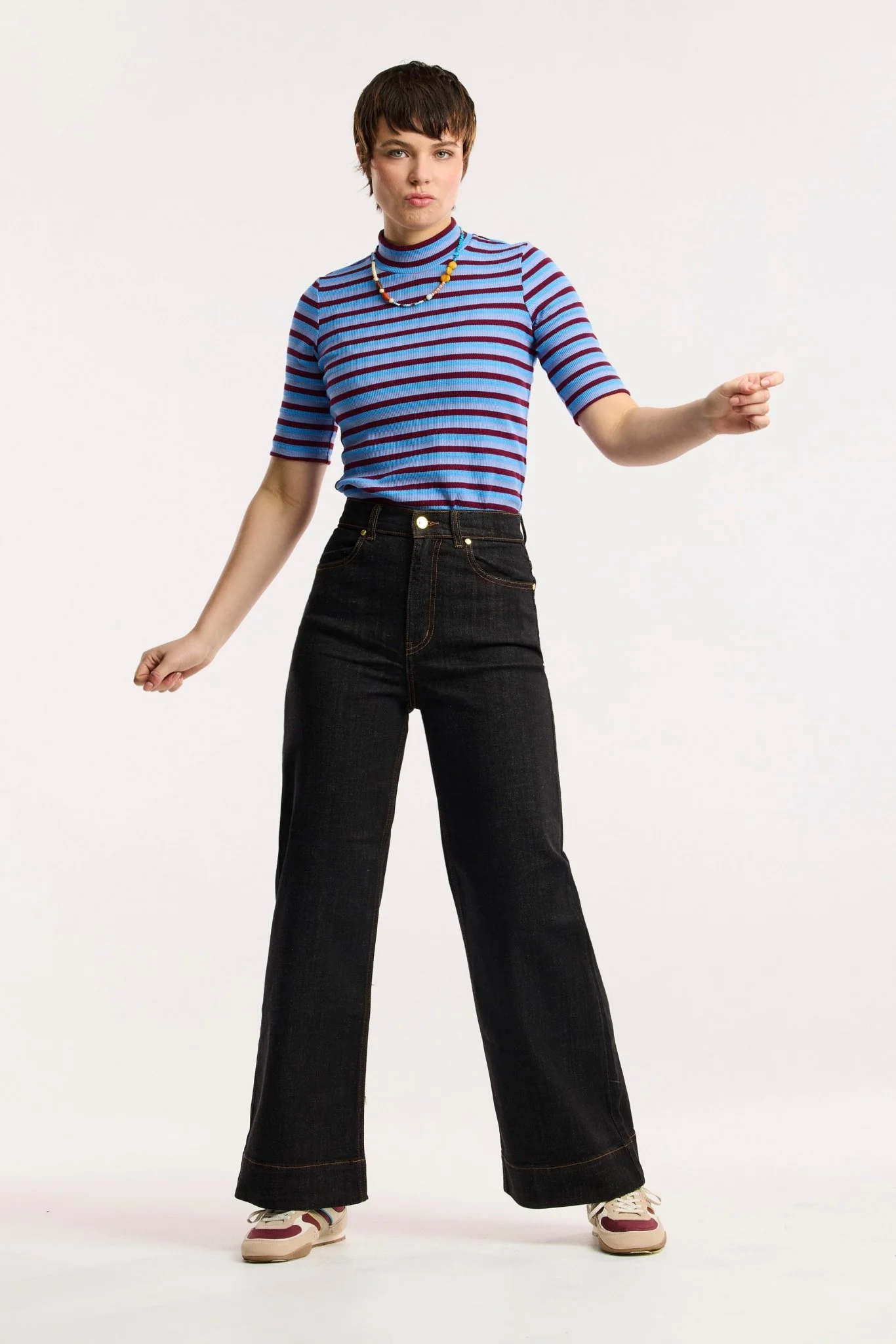 Traveller Waffle Stripe Tee - Image 3