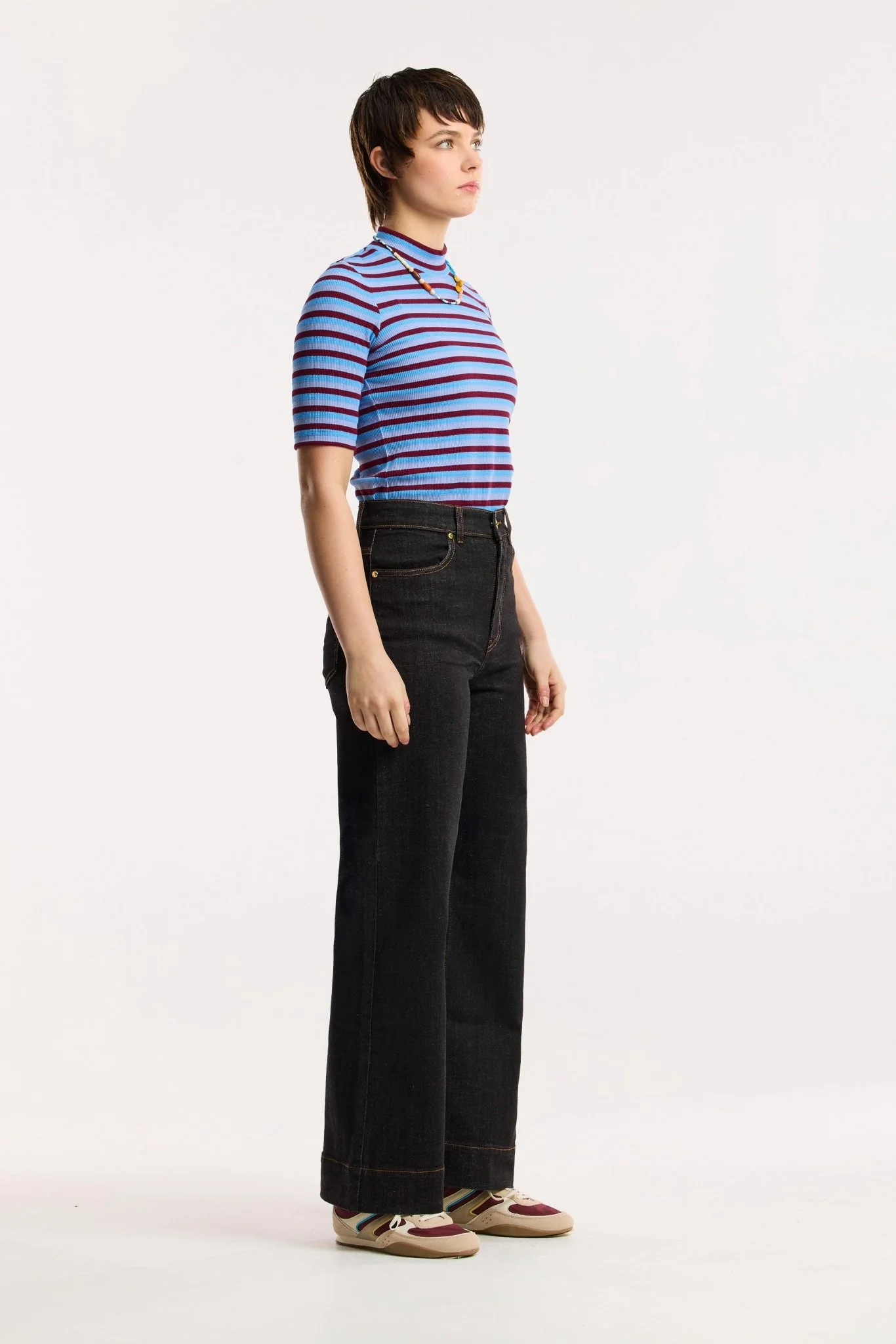 Traveller Waffle Stripe Tee - Image 4