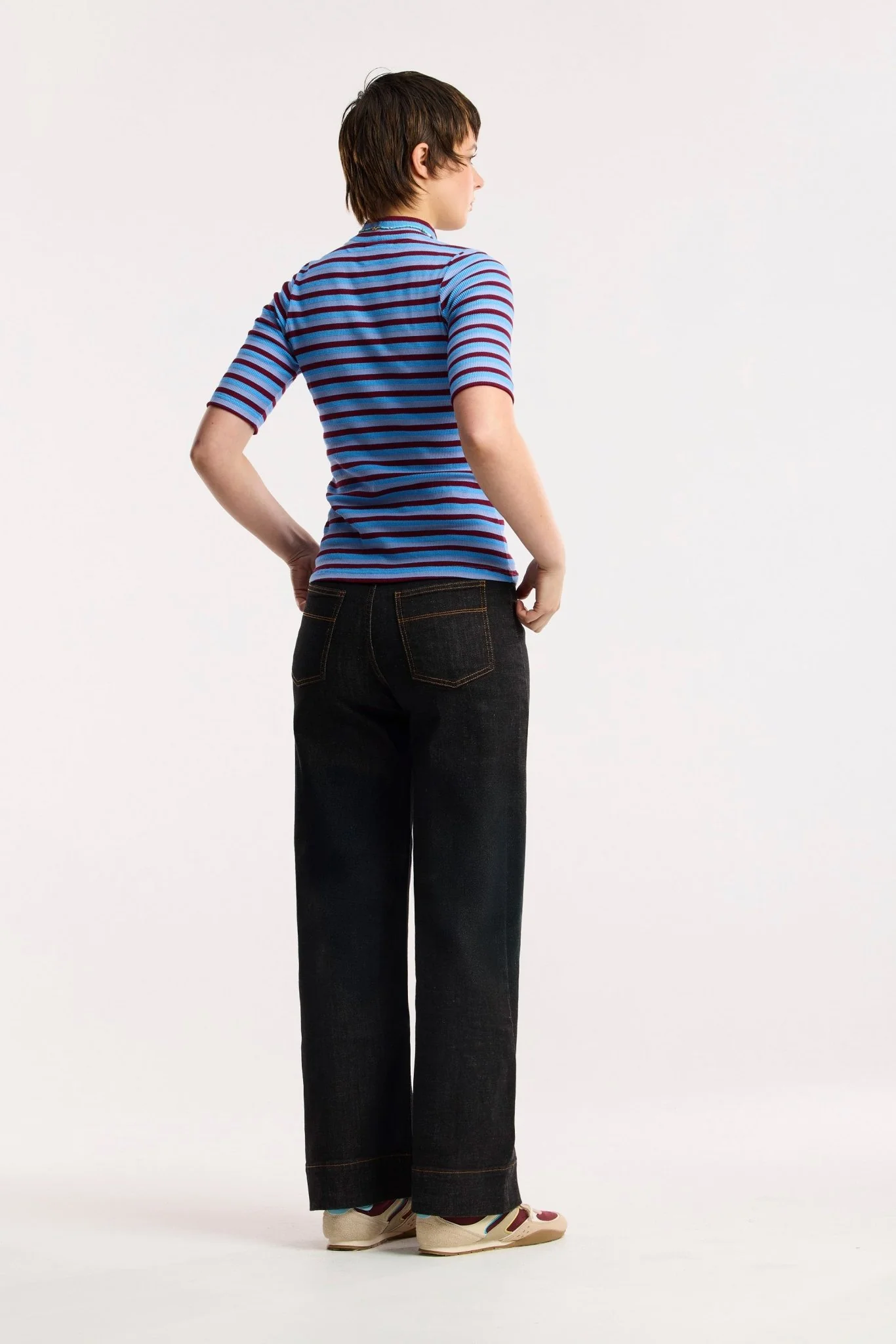Traveller Waffle Stripe Tee - Image 6
