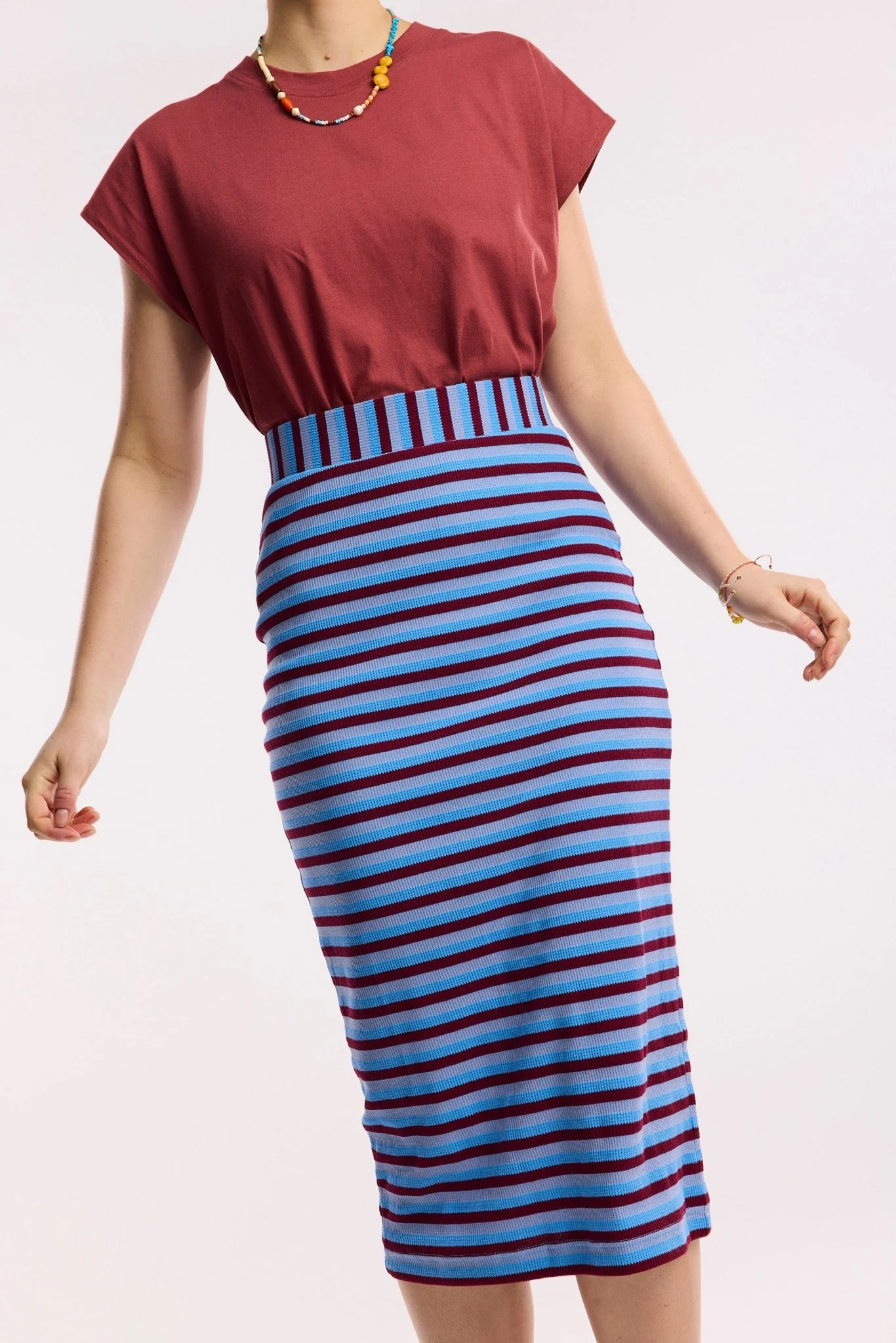 Traveller Waffle Stripe Tube Skirt - Image 3