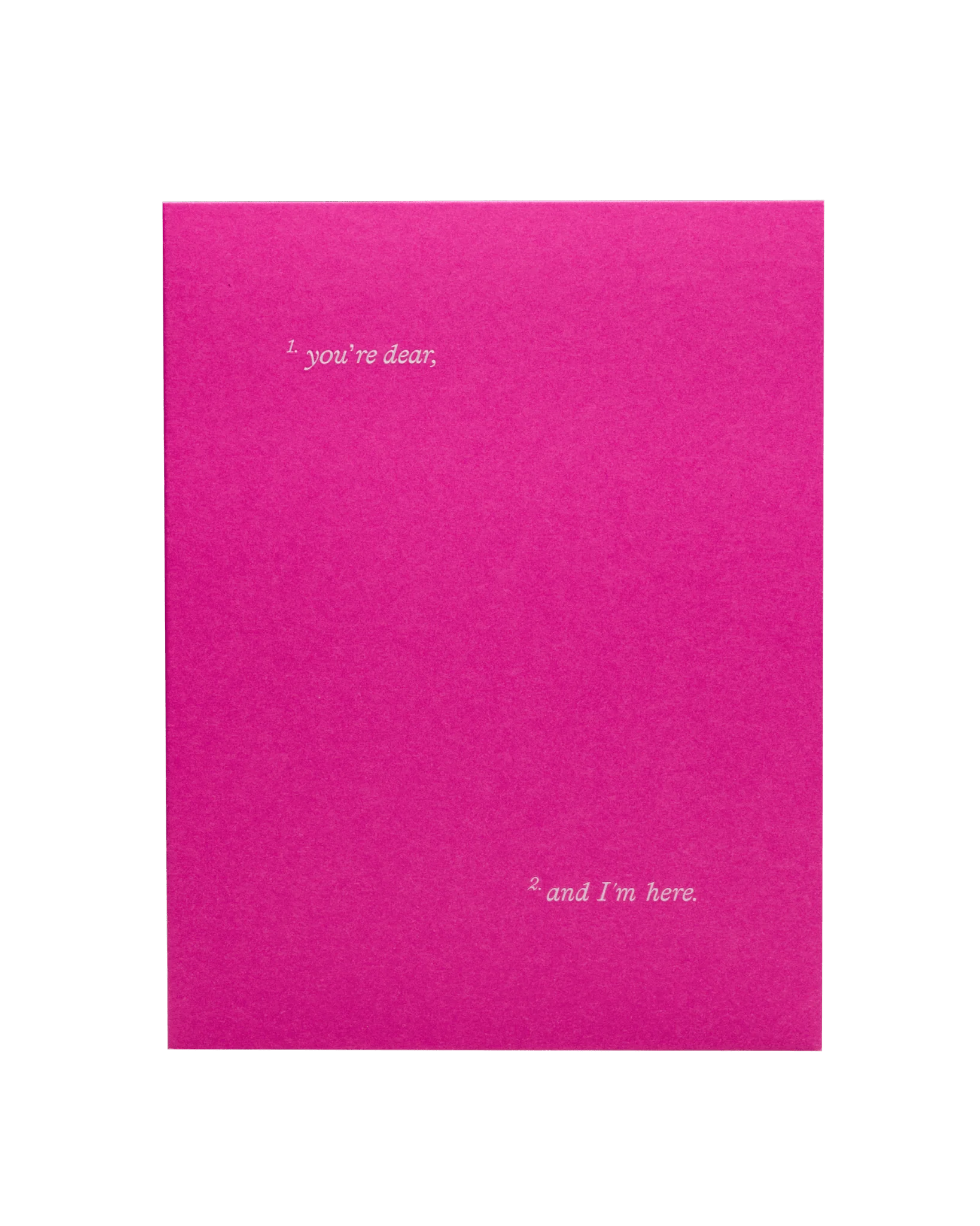 You're Dear, And I'm Here Card - Image 3