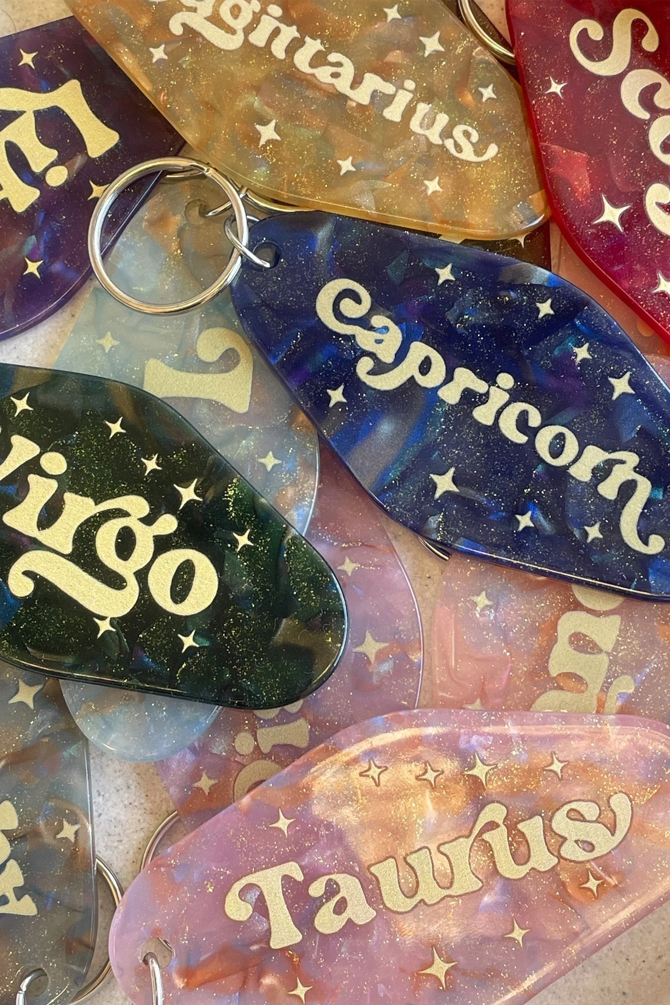 Zodiac Keyring
